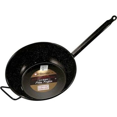 SARTEN PATA NEGRA HONDA GARCIMA 40cm C/ASA Y MANGO